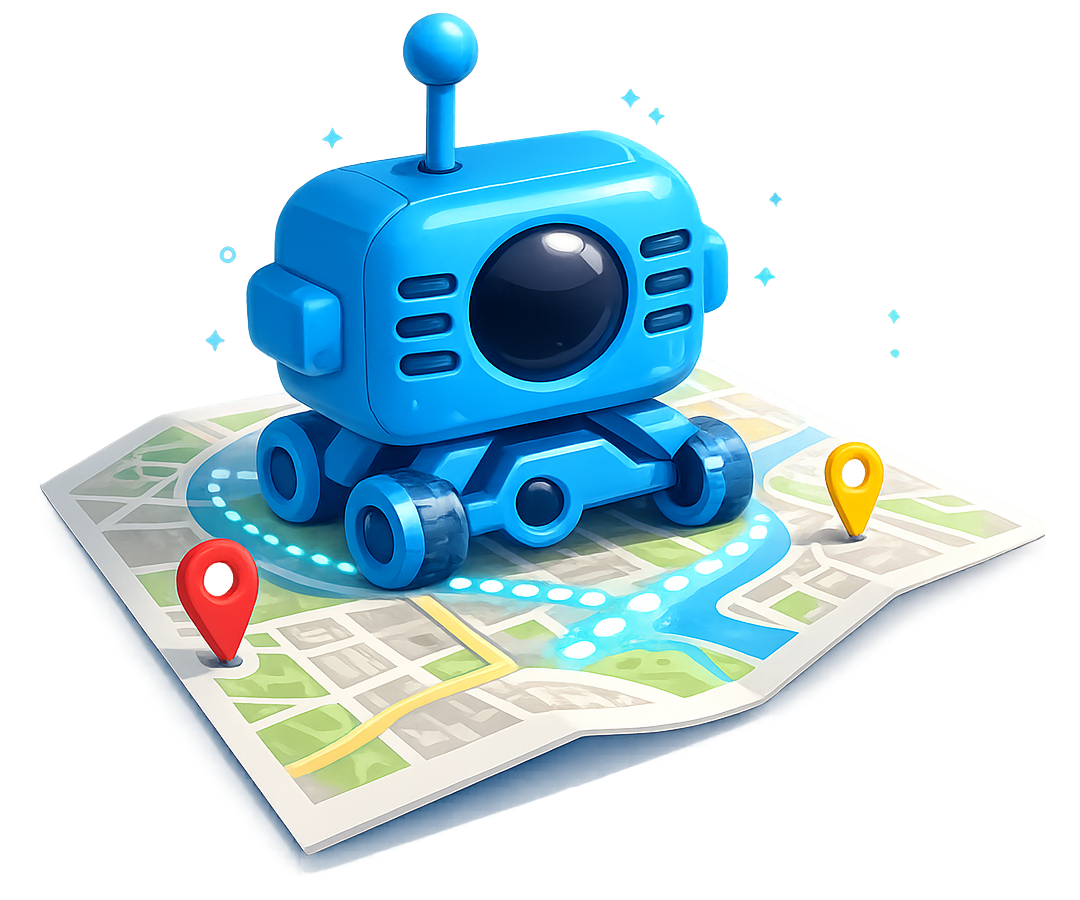 CrawlRover — робот-сборщик данных на карте